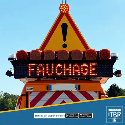 Travaux M351, successivement dans les deux sens de circulation, entre Oberschaeffolsheim et Strasbourg.