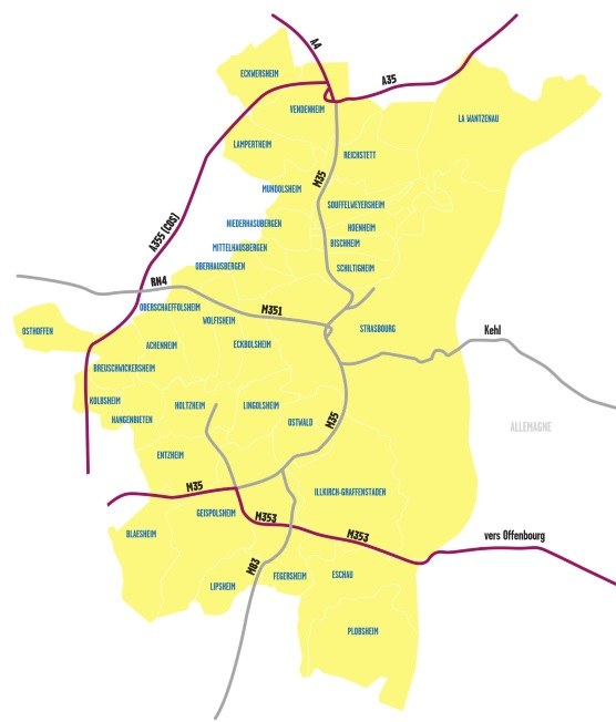 P&eacute;rim&egrave;tre de la ZFE-m qui porte sur l&rsquo;ensemble de l&rsquo;Eurom&eacute;tropole